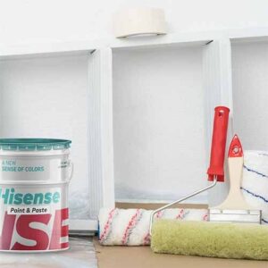 Hisense plastic paint is suitable for the surface not to crack while covering.