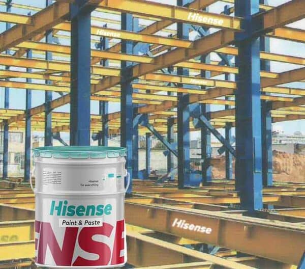 Zinc rich epoxy primer is used as a protector in metal structures, and industrial tanks, to prevent corrosion in bad weather conditions and wet spots.