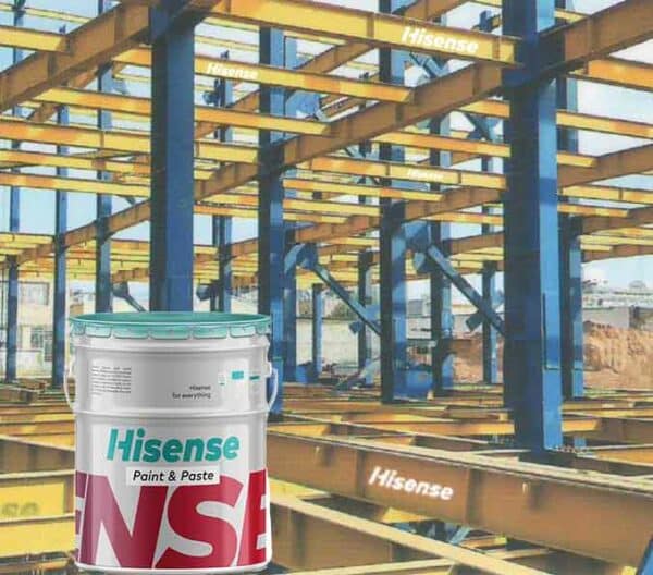 Zinc rich epoxy primer is used as a protector in metal structures, and industrial tanks, to prevent corrosion in bad weather conditions and wet spots.