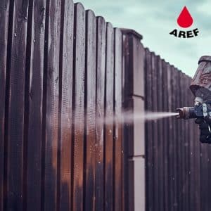 epoxy coating to protect wood surfaces. 
