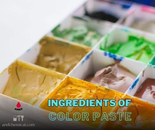 ingredients of color paste and pigment paste