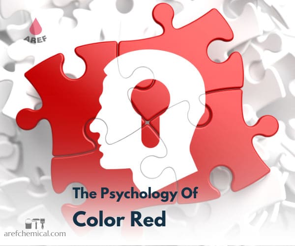 The psychology of color red and the psyche of people