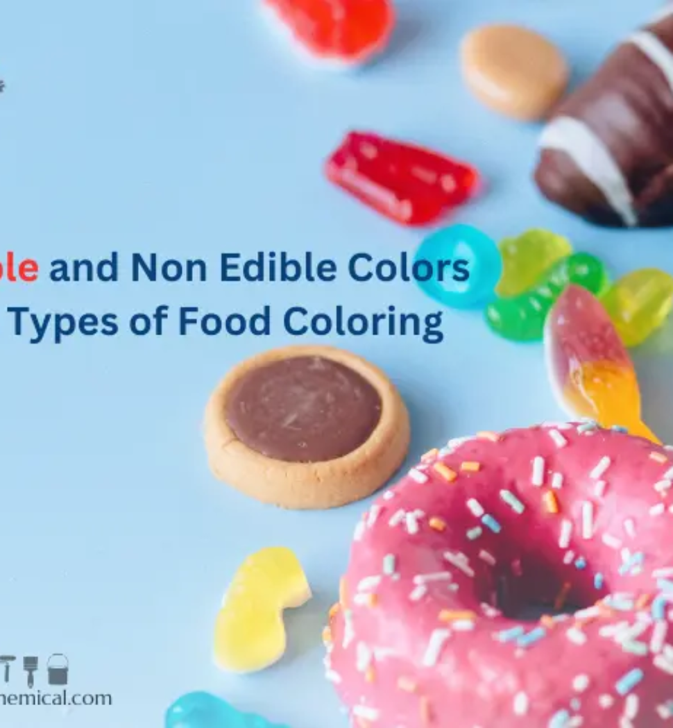 Edible and Non Edible Colors